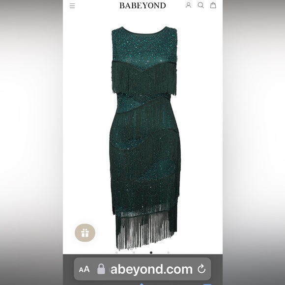 Vintage inspired dress from Babeyond. NWT silver dress only! - Picture 10 of 10